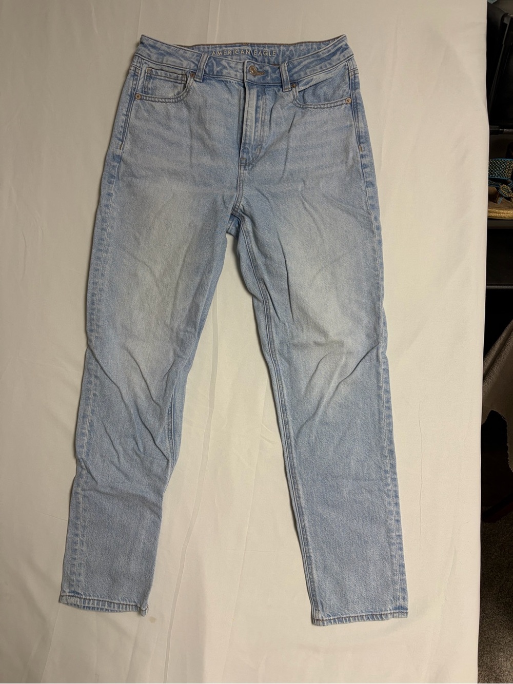 American Eagle Outfitters Light Wash High-Rise Jeans
